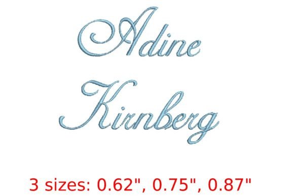 Adine Kirnberg Embroidery Font Review
