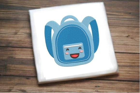 Funny Backpack Embroidery Design