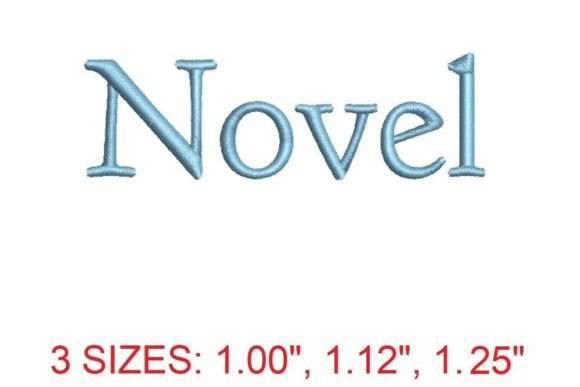 Novel Embroidery Font Review
