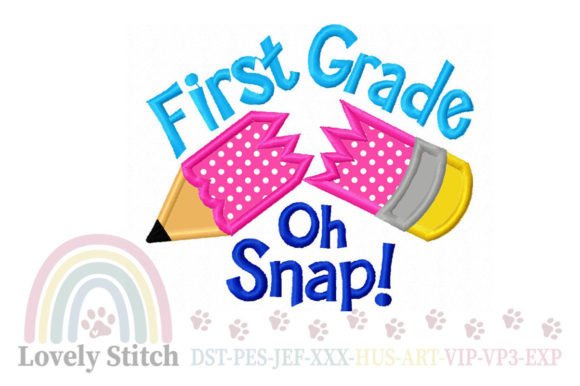 Pencil Embroidery Design