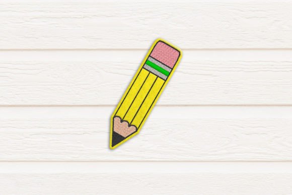 Pencil ITH Feltie Applique