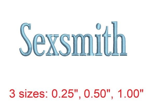 Sexsmith Embroidery Font Review